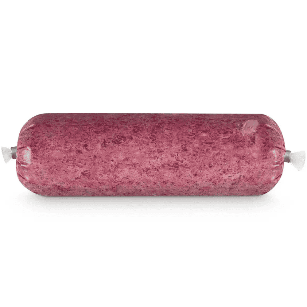 Hühnerkarkasse für Hunde in der Wurstverpackung