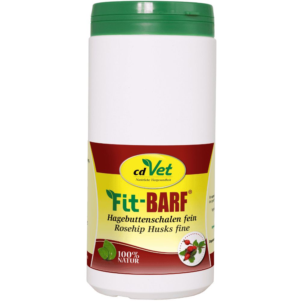 Fit-BARF Hagebuttenschalen fein für Hunde in der 800 g Dose