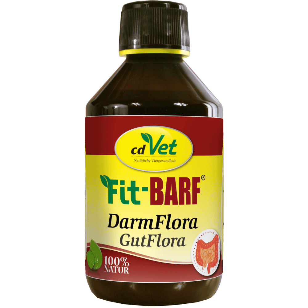 Fit-BARF DarmFlora für Hunde und Katzen in der 250 ml Flasche