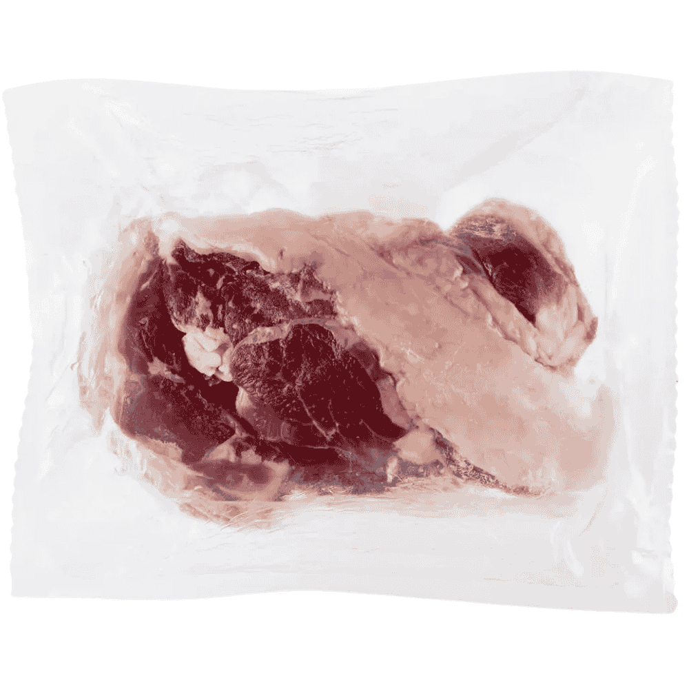 Ziegenfleisch am Stück Frostfutter für Hunde in der Päckchenverpackung