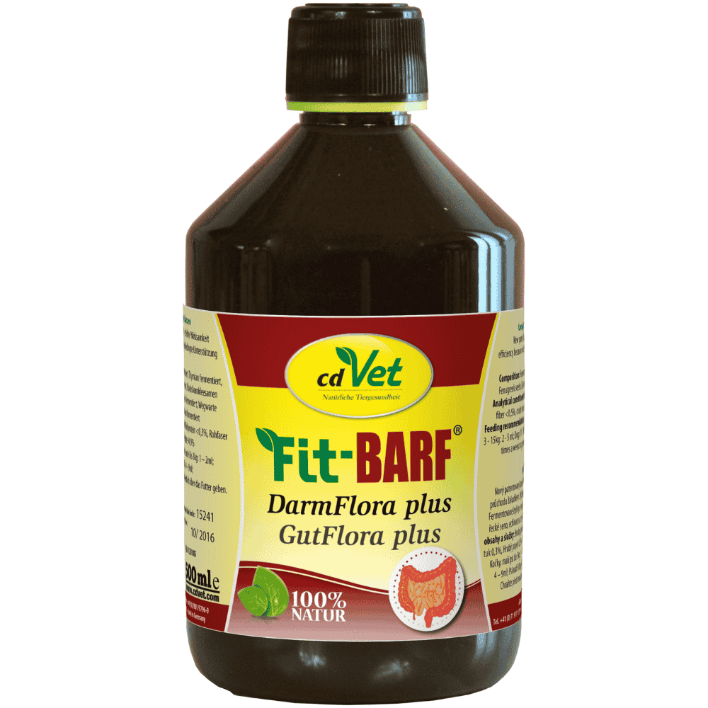 Fit-BARF DarmFlora Plus für Hunde und Katzen 500 ml