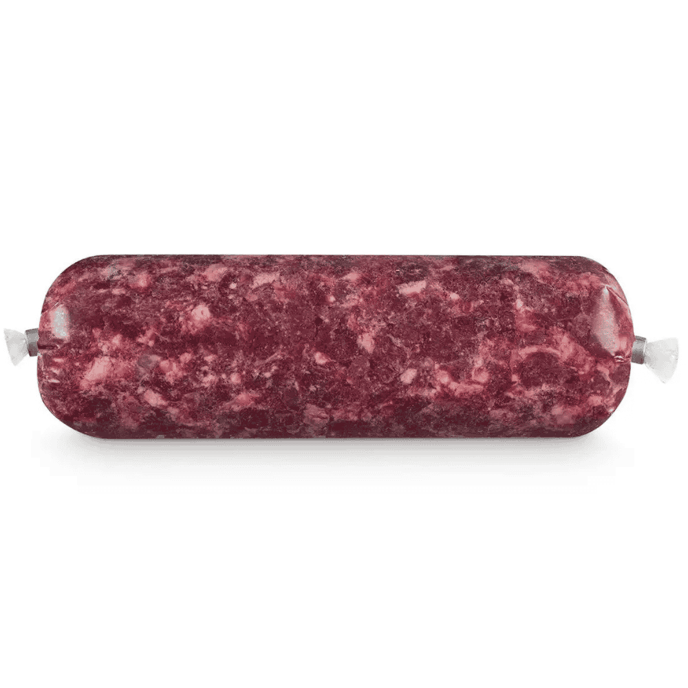 Rinderherz gewolft für Hunde und Katzen als Wurst