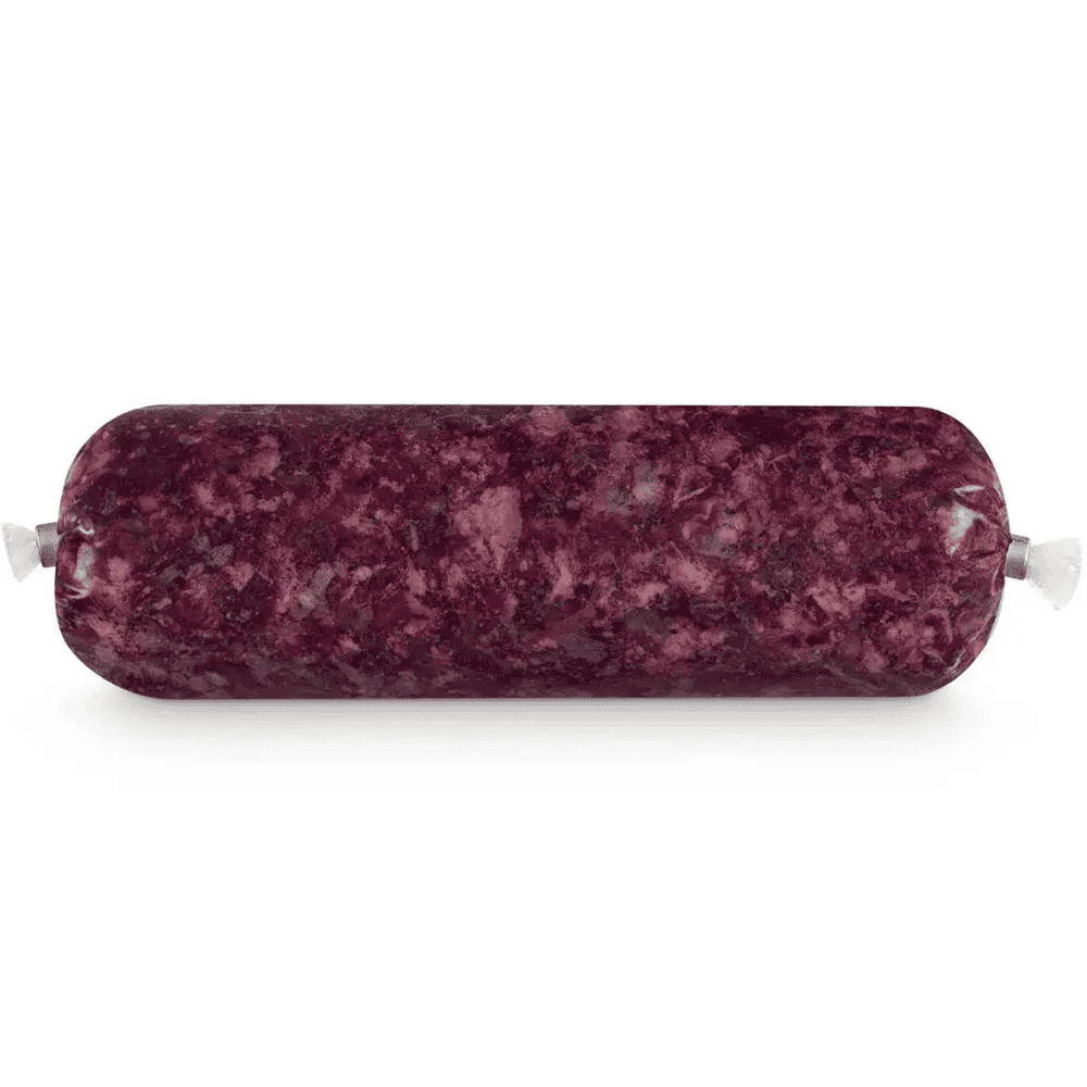 Power-Mix vom Rind für Hunde in der Wurstverpackung