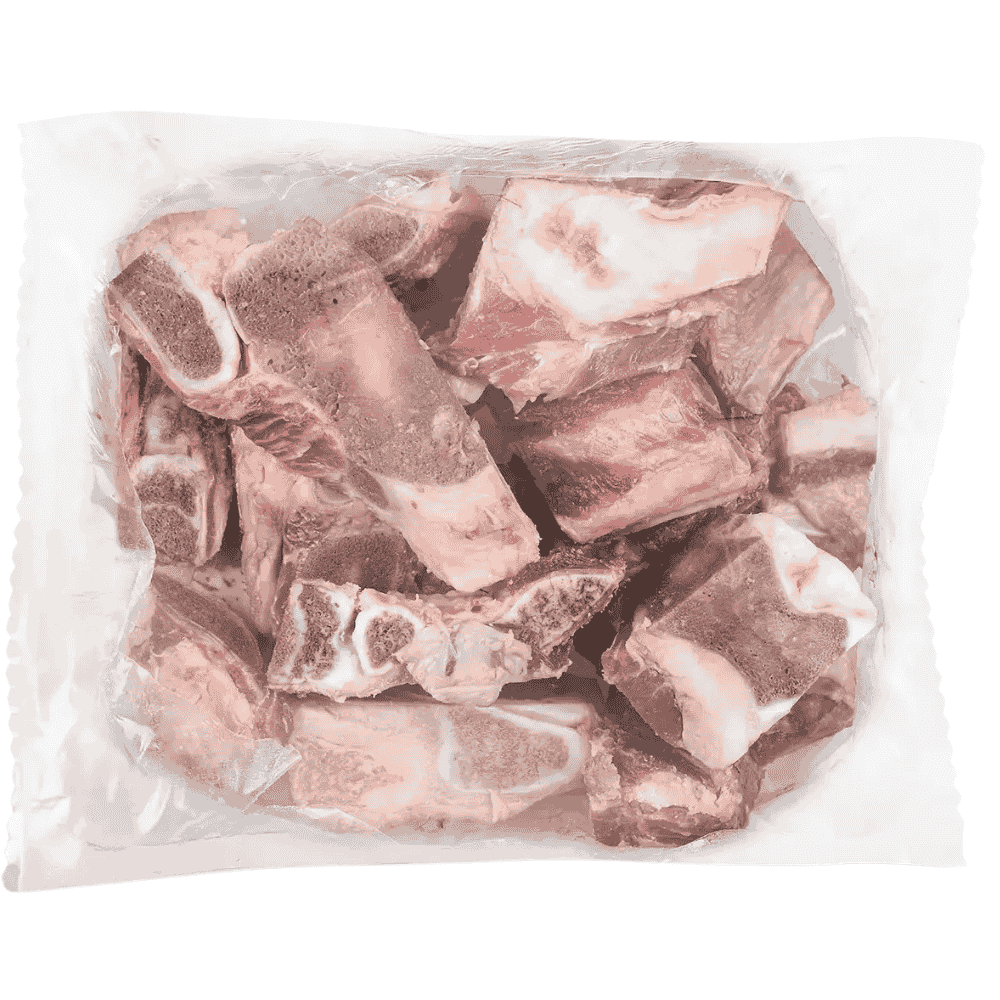 Kalbsbrustbein in Stücken für Hunde im 1000 g Beutel