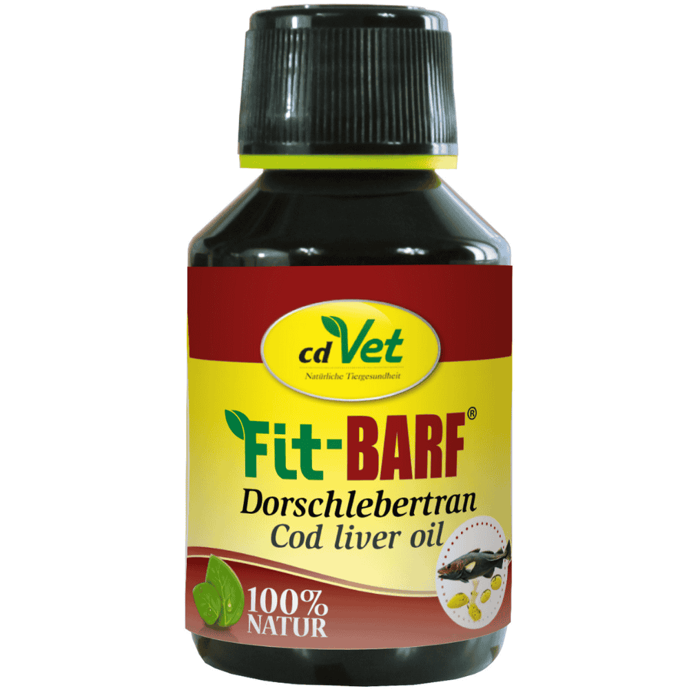 Dorschlebertran für Hunde und Katzen 100 ml