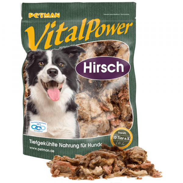 Petman Vital Power Hirsch Hundefutter 1000 g