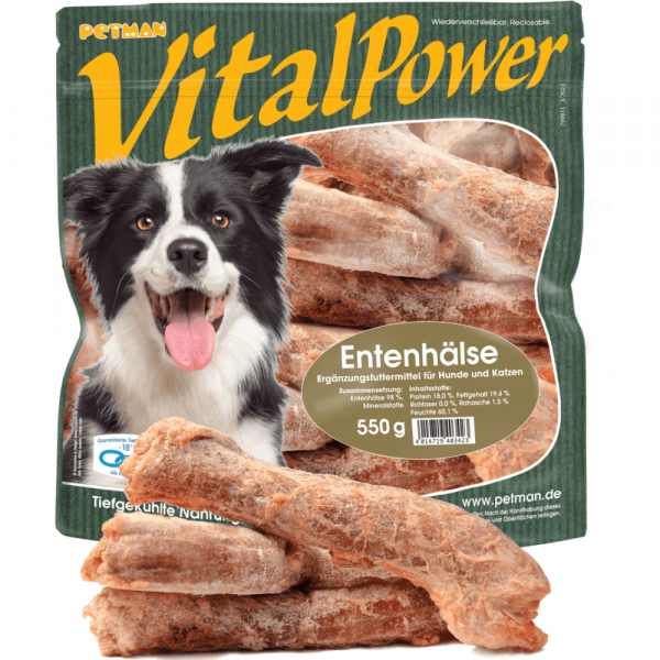 Petman Vital Power Entenhälse Hundefutter 550 g