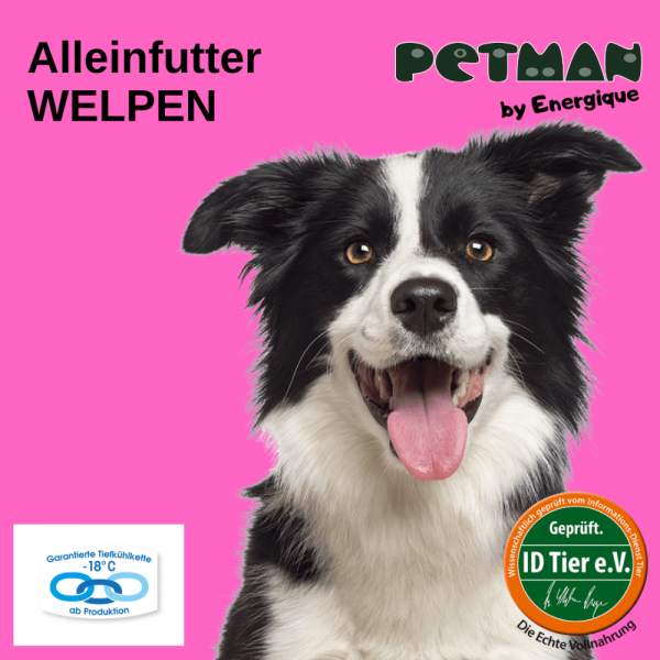 Petman by Energique Alleinfutter Welpen Hundefutter 12 kg