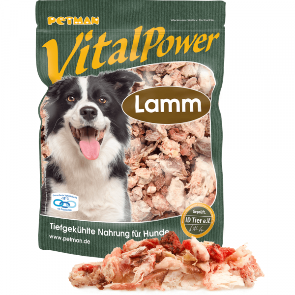 Petman Vital Power Lamm Hundefutter 1000 g